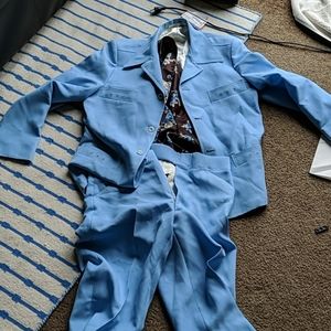 Polyester disco suit